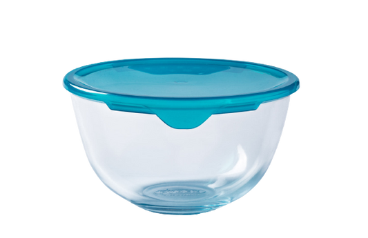 Glass pyrex bowls with lids best sale