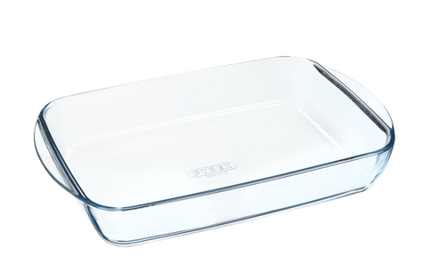 Rectangular glass baking dish - special for lasagne