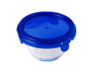 Cook & Go - Mini glazen kom met waterdichte deksel 0.20L