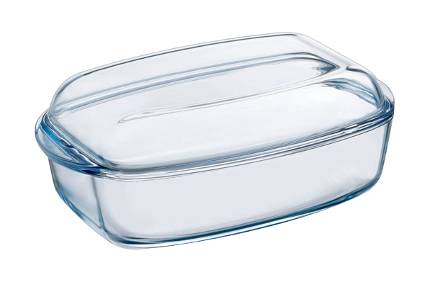 Cocotte rectangulaire en verre grand format - Gamme SlowCook