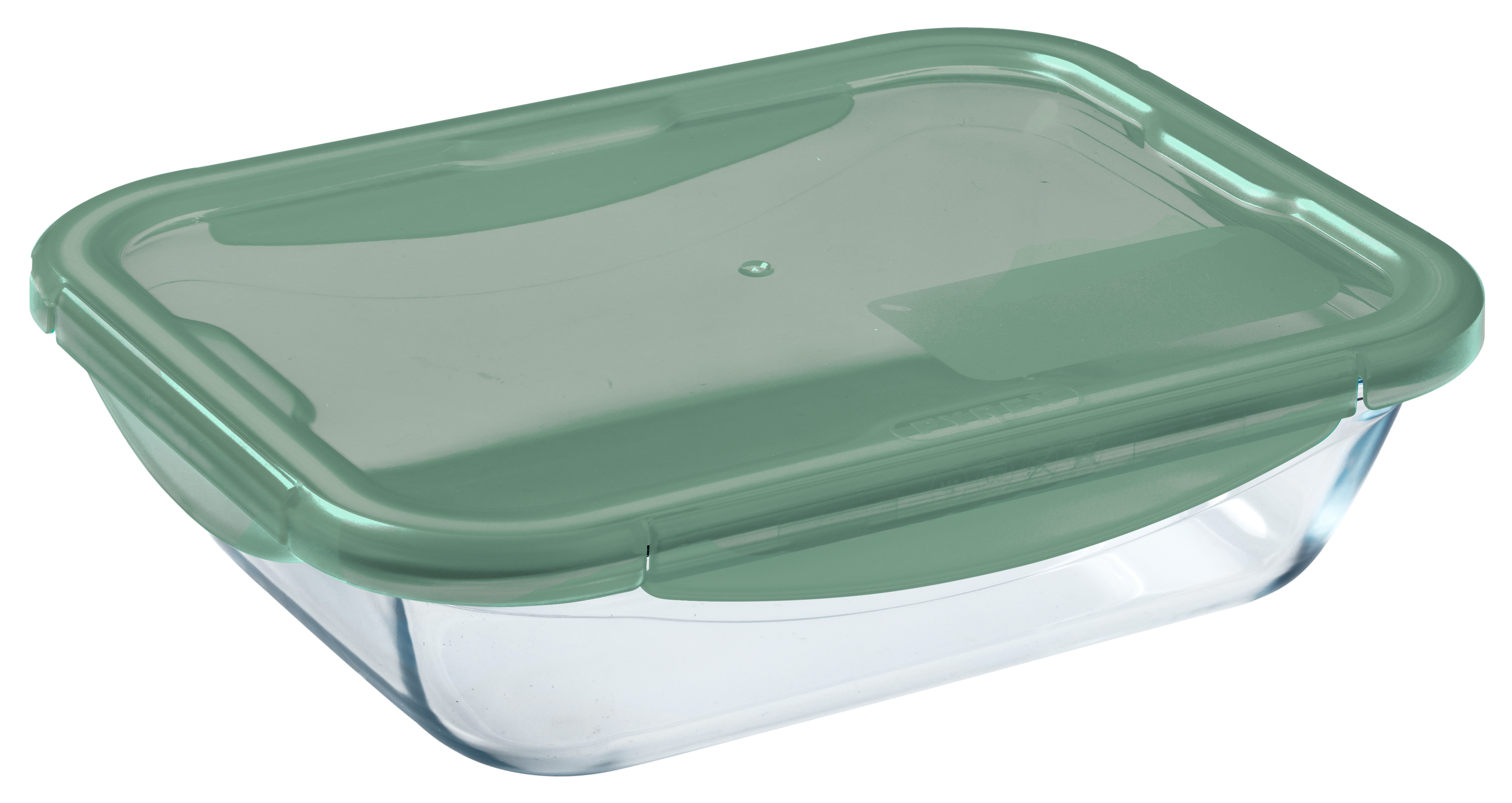 Cook&Go - Caja rectangular de cristal hermética para guardar alimentos