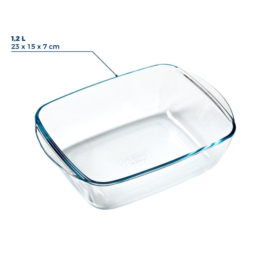 Rectangular glass base - Cook & Heat range compatible