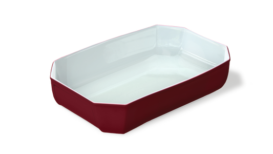  Pyrex® Color's Piatto rettangolare in vetro 33x22 cm