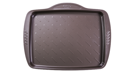 Metal baking tray with easy grip 35x27 cm - asimetriA