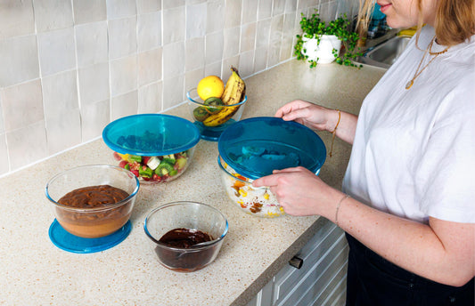 Glass bowl with lid - Prep & Store