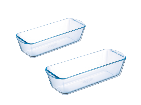 Set de 2 moldes de cristal para tartas de 28 cm y 31 cm - Cake Party